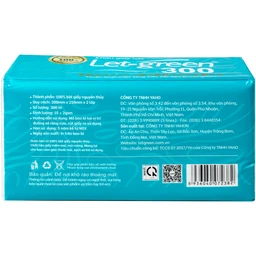 Khăn giấy lụa let-green 300 tờ 6