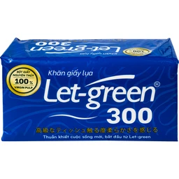 Khăn giấy lụa let-green 300 tờ 3