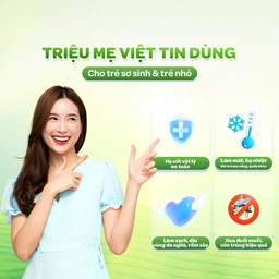 Khăn hạ sốt Dr.Papie 0+ Starmed (5 gói x 5 miếng) hạ nhiệt giảm sốt dùng cho trẻ sơ sinh