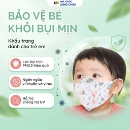 Khẩu trang trẻ em Mayan 3D Mask Kids cho trẻ từ 6-12 tuổi (5 cái) 2