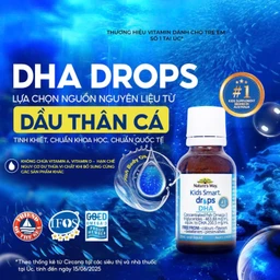 Siro bổ não Kids Smart Drops DHA Nature's Way (20ml) 3
