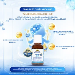 Siro bổ não Kids Smart Drops DHA Nature's Way (20ml)