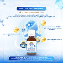 Siro bổ não Kids Smart Drops DHA Nature's Way (20ml) 4