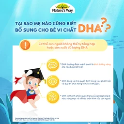 Viên nhai hỗ trợ bổ não Kids Smart Vita Gummies Omega-3 DHA Fish Oil Nature's Way (60 viên) 4