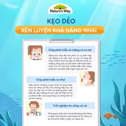 Viên nhai hỗ trợ bổ não Kids Smart Vita Gummies Omega-3 DHA Fish Oil Nature's Way (60 viên) 8
