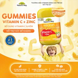Viên nhai hỗ trợ sức đề kháng Kids Smart Vita Gummies Vitamin C + Zinc Nature's Way (60 viên) 2