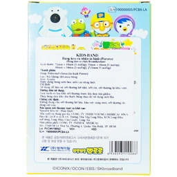 Băng cá nhân trẻ em Pororo Kids Band 4 kích cỡ (20 miếng) Young Chemical