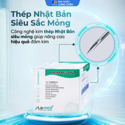 Kim luồn 22G/25mm Primaflon Lamed dễ dàng tiêm xuyên qua da và thành mạch (100 cái) 4
