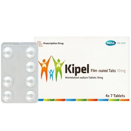 Viên nén Kipel 10mg MEGA We care phòng và điều trị hen phế quản, co thắt phế quản (4 vỉ x 7 viên)