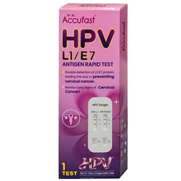 Kit test HPV Accufast L1/E7 giúp phát hiện sớm nguy cơ ung thư cổ tử cung (1 kít)