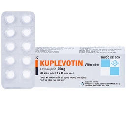 Viên nén Kuplevotin 25mg Korea United điều trị rối loạn tiêu hóa, trướng bụng (3 vỉ x 10 viên)  1