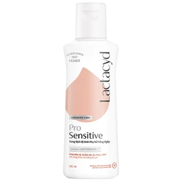 Dung dịch vệ sinh phụ nữ Lactacyd Pro Sensitive giảm ngứa, ngăn ngừa viêm nhiễm (150ml)