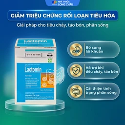 Viên uống Lactomin Novarex bổ sung vi khuẩn có ích, giúp tái lập cân bằng hệ vi sinh đường ruột (6 vỉ x 10 viên) 5