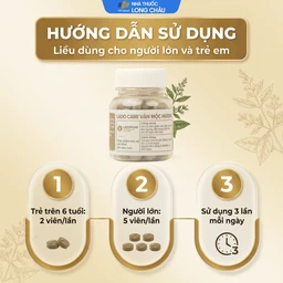Viên hỗ trợ giảm triệu chứng đầy bụng, khó tiêu Lado Care Vân Mộc Hương Ladophar (80 viên) 5