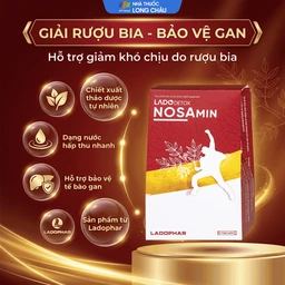 Nước uống hỗ trợ giải rượu, bảo vệ gan Ladodetox Nosamin Ladophar (10 gói x 15ml) 4