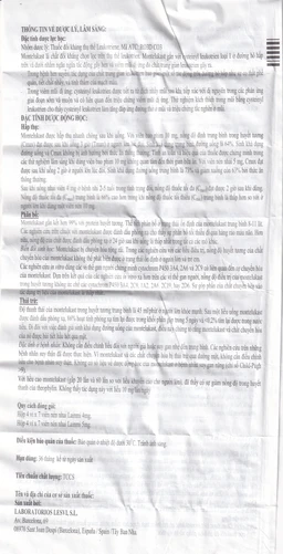 Thuốc Lainmi 4mg Lesvi phòng ngừa và điều trị hen (4 vỉ x 7 viên)