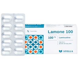 Thuốc Lamone 100 Stella điều trị viêm gan siêu vi B mãn tính (3 vỉ x 10 viên)
