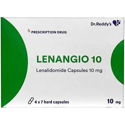 Thuốc Lenangio 10mg Dr.reddy's điều hòa miễn dịch, kháng sinh mạch, chống ung thư qua nhiều cơ chế (4 vỉ x 7 viên) 1