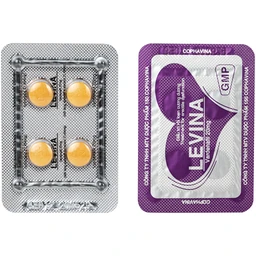 Thuốc Levina 20mg Cophavina điều trị rối loạn chức năng cương dương (1 vỉ x 4 viên) 6
