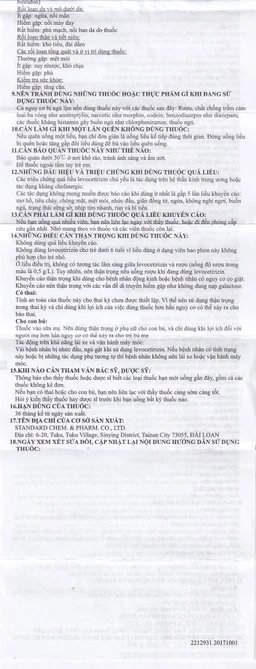 Thuốc Levocozate 5mg dùng trong điều trị viêm mũi dị ứng theo mùa, dị ứng kinh niên, nổi mề đay tự phát (10 vỉ x 10 viên)