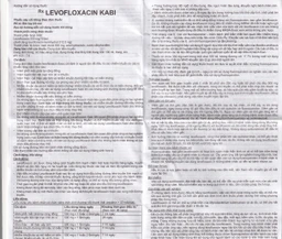 Dịch tiêm truyền Levofloxacin Kabi 100ml Fresenius Kabi điều trị nhiễm khuẩn, viêm phổi