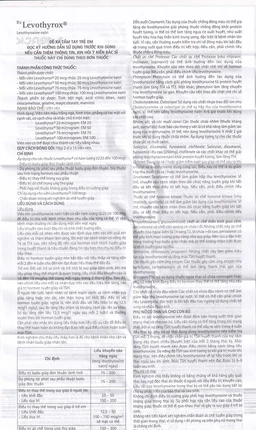 Thuốc Levothyrox 75µg Merck điều trị bướu giáp đơn thuần lành tính (2 vỉ x 15 viên)