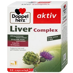 Viên uống hỗ trợ cải thiện chức năng gan Liver Complex Doppelherz (3 vỉ x 10 viên)