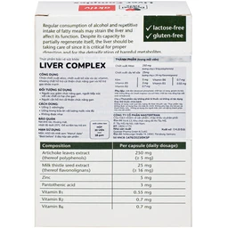 Viên uống hỗ trợ cải thiện chức năng gan Liver Complex Doppelherz (3 vỉ x 10 viên)