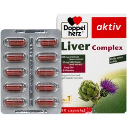 Viên uống hỗ trợ cải thiện chức năng gan Liver Complex Doppelherz (3 vỉ x 10 viên)