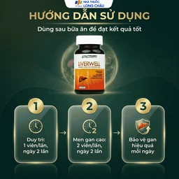 Viên uống giúp giải độc gan, tăng cường chức năng gan, bảo vệ gan Liverwell Nutrimed (60 viên) 5