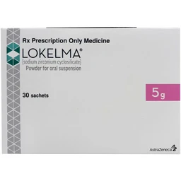 Bột pha hỗn dịch uống Lokelma 5g AstraZeneca điều trị tăng Kali máu cho người trưởng thành (Hộp 30 gói) 6