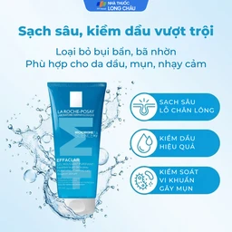 Gel rửa mặt tạo bọt cho da dầu và nhạy cảm La Roche-posay Effaclar 200ml