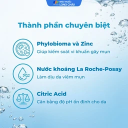 Gel rửa mặt tạo bọt cho da dầu và nhạy cảm La Roche-posay Effaclar 200ml