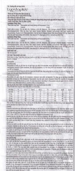 Viên nén Lypstaplus 20/10mg Abbott điều trị tăng cholesterol máu nguyên phát (3 vỉ x 10 viên)