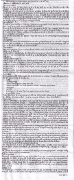 Viên nén Lypstaplus 20/10mg Abbott điều trị tăng cholesterol máu nguyên phát (3 vỉ x 10 viên)