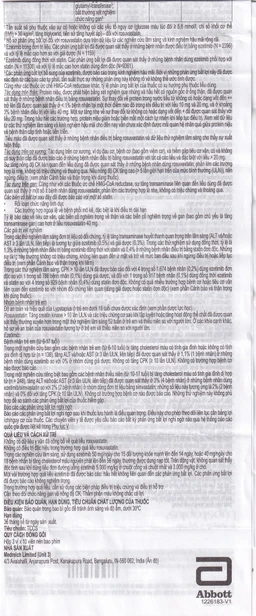 Viên nén Lypstaplus 20/10mg Abbott điều trị tăng cholesterol máu nguyên phát (3 vỉ x 10 viên)