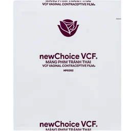 Màng phim tránh thai Newchoice VCF giúp tránh thai an toàn, tiện lợi (3 miếng) 4