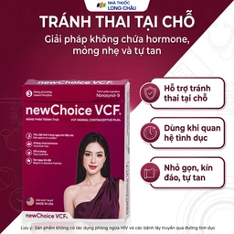 Màng phim tránh thai Newchoice VCF giúp tránh thai an toàn, tiện lợi (3 miếng) 2