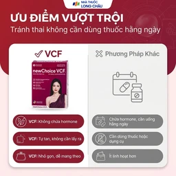 Màng phim tránh thai Newchoice VCF giúp tránh thai an toàn, tiện lợi (3 miếng) 4
