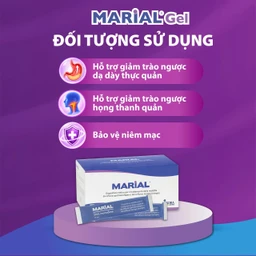 Marial Gel (20 gói x 15ml) chống trào ngược dạ dày thực quản, ợ chua, khó tiêu, bảo vệ và tái tạo phục hồi niêm mạc họng 4