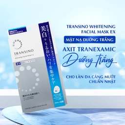 Mặt nạ dưỡng trắng da Transino Whitening Facial Mask EX ngăn ngừa nám và tàn nhang (4 miếng x 20ml)