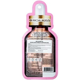 Mặt nạ Rojukiss White Poreless 5X giúp dưỡng sáng da, se khít lỗ chân lông (Hộp 12 miếng) 5