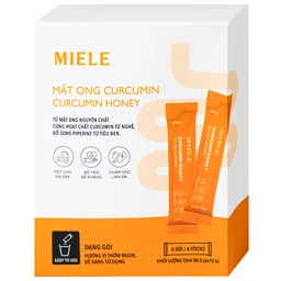Mật ong Curcumin Miele (6 gói x 15g) 2