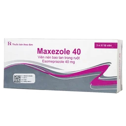 Viên nén Maxezole 40 Bharat điều trị bệnh trào ngược dạ dày thực quản (3 vỉ x 10 viên) 1