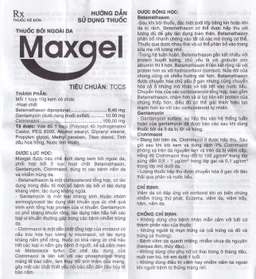Kem bôi da Maxgel SPM điều trị viêm da, viêm trầy, hăm, nấm da (10g)