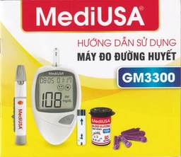Máy đo đường huyết MediUsa GM3300 hỗ trợ theo dõi, kiểm soát lượng đường trong máu