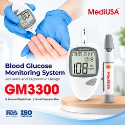Máy đo đường huyết MediUsa GM3300 hỗ trợ theo dõi, kiểm soát lượng đường trong máu 2