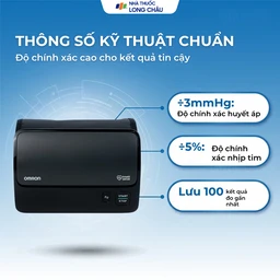 Máy đo huyết áp bắp tay không dây Omron HEM 7600T hỗ trợ đo huyết áp, nhịp tim 3