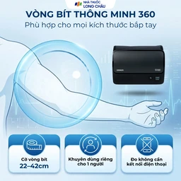 Máy đo huyết áp bắp tay không dây Omron HEM 7600T hỗ trợ đo huyết áp, nhịp tim 5