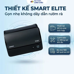 Máy đo huyết áp bắp tay không dây Omron HEM 7600T hỗ trợ đo huyết áp, nhịp tim 4